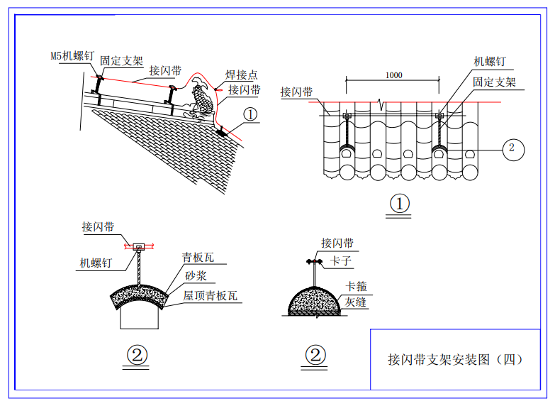 钧和电子分享接闪带的施工工艺 钧和电子分享接闪带的施工工艺